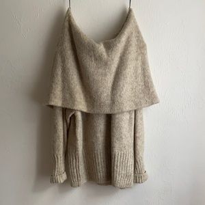 Off the shoulder sweater